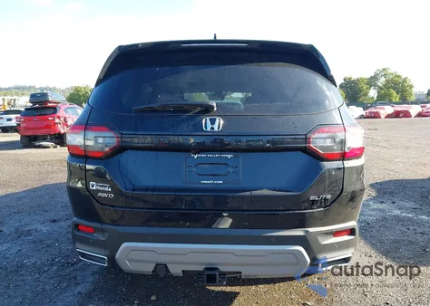 2025 Honda Pilot Elite from USA, damaged, VIN 5FNYG1H80SB145414